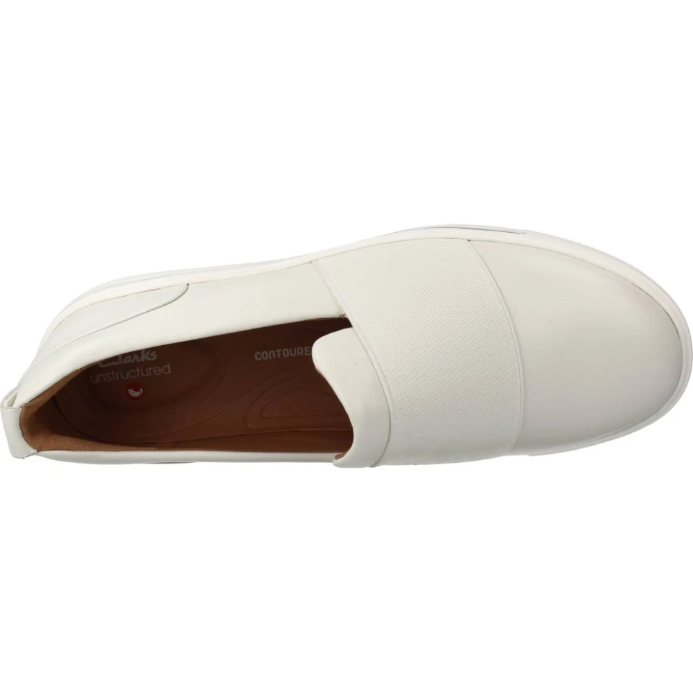 Clarks Loafers White Dames