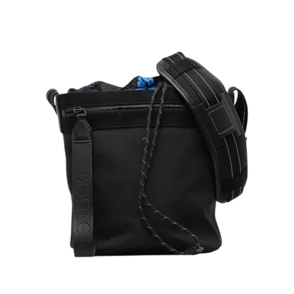 Bottega Veneta Vintage Pre-owned Nylon shoulder-bags Black Dames