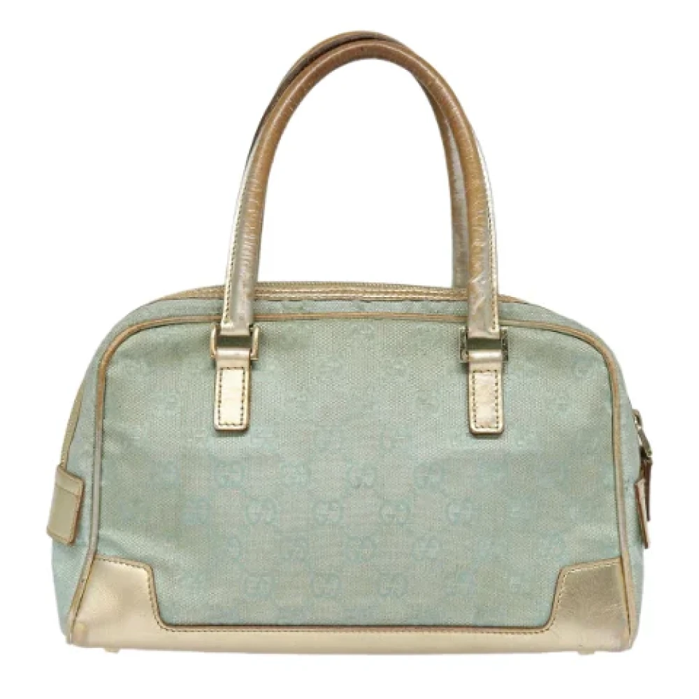 Gucci Vintage Pre-owned Canvas gucci-bags Blue Dames