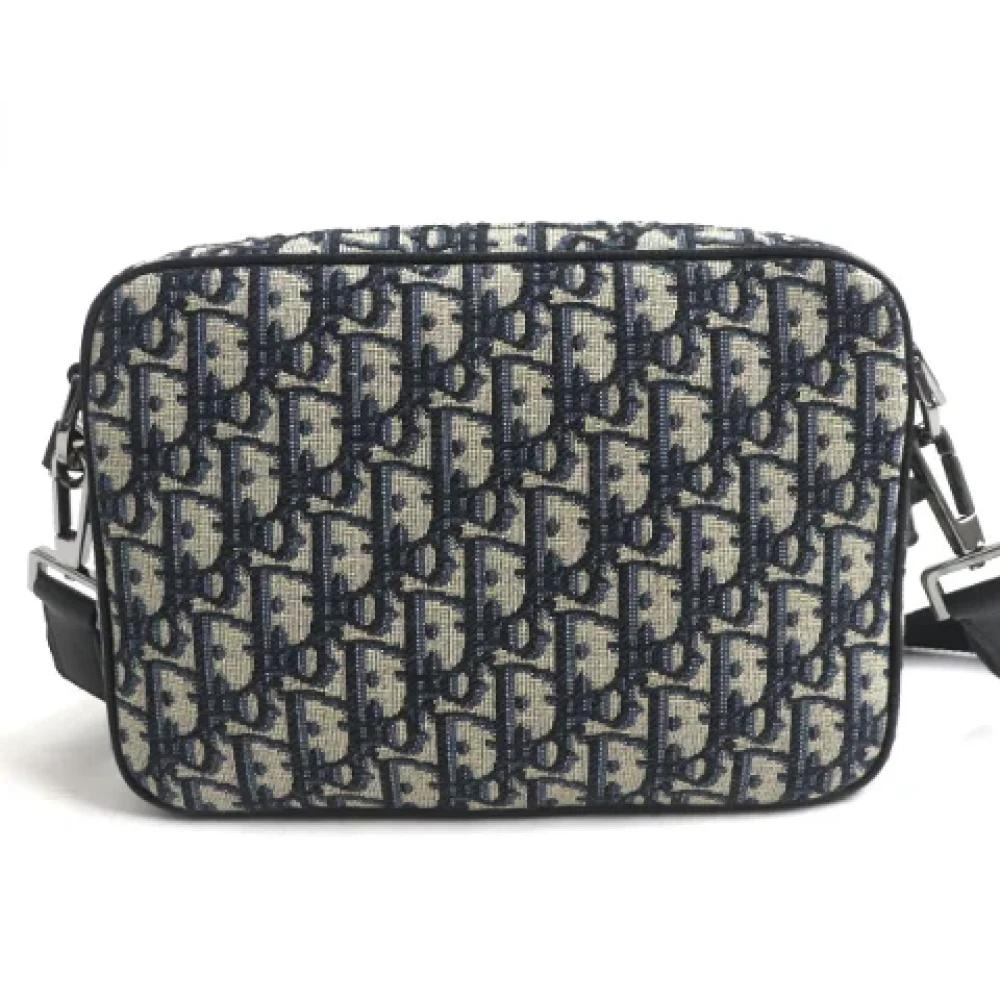 Dior Vintage Pre-owned Canvas dior-bags Blue Dames
