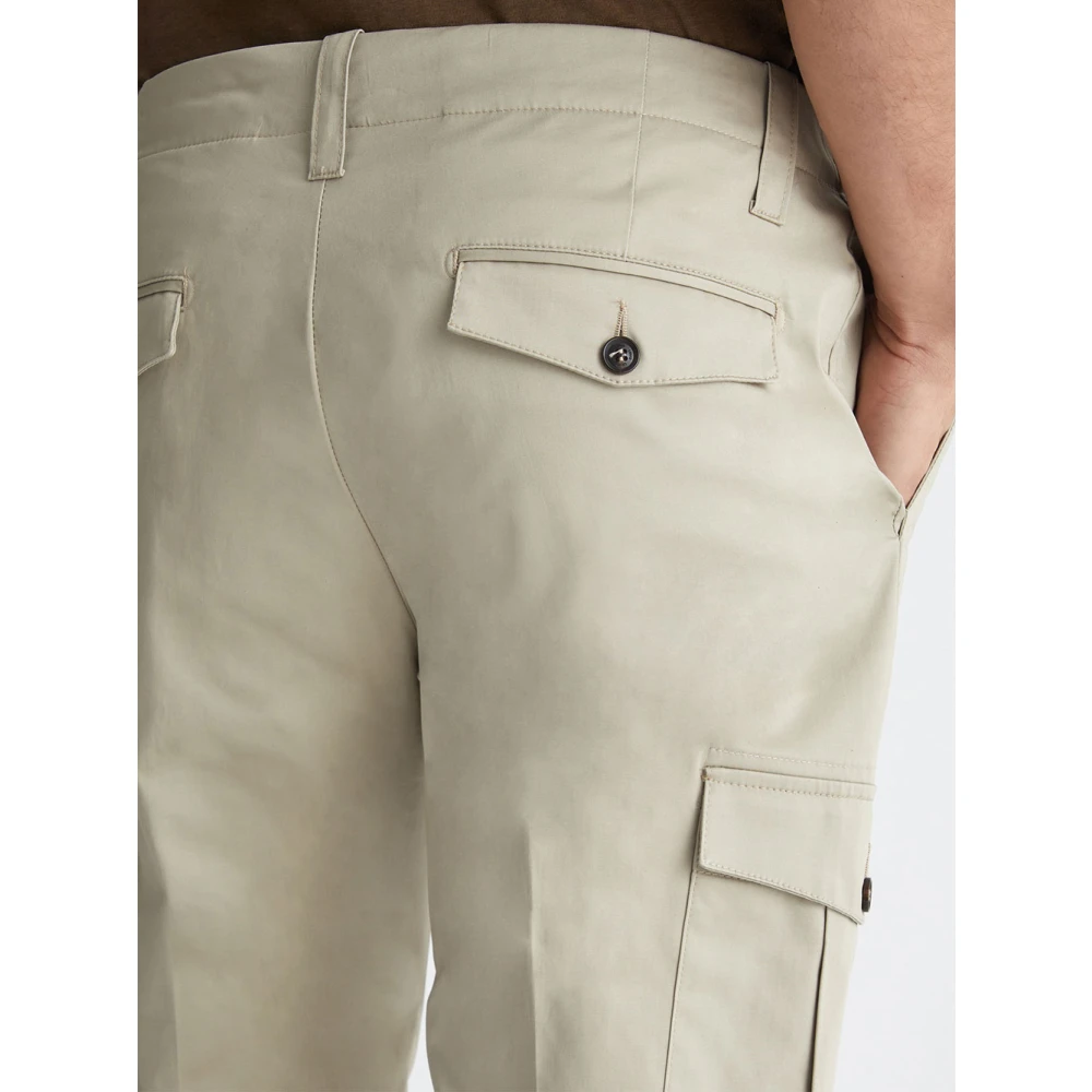 Liu Jo Cargo Broek Beige Parachute Stof Beige Heren