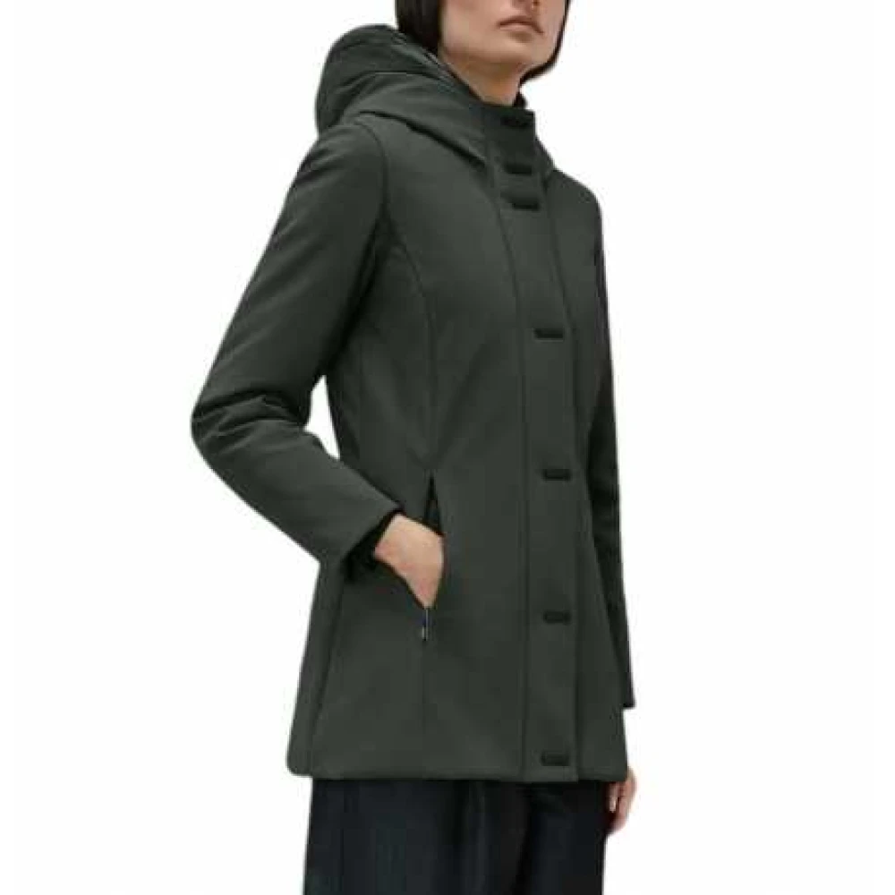 RRD Groene Bosco Montgomery Parka Jas Green Dames