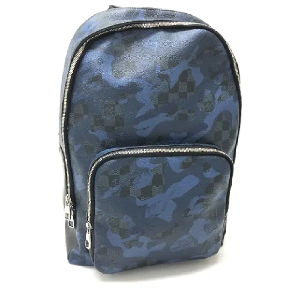 Louis Vuitton Vintage Pre-owned Fabric shoulder-bags Blue Heren