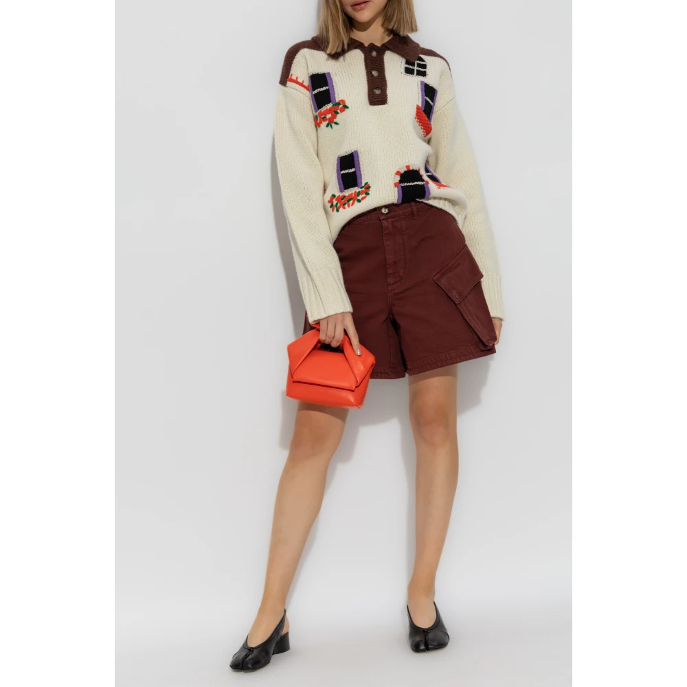 JW Anderson Wollen trui Beige Dames