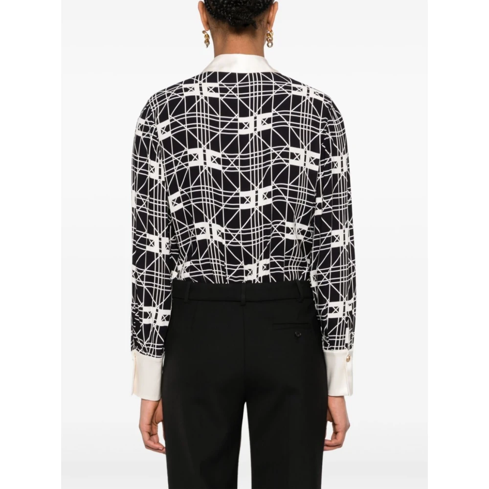 Elisabetta Franchi Stijlvolle Shirt Black Dames