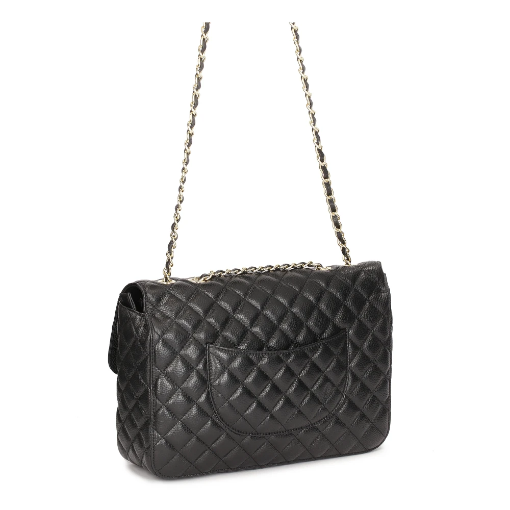 Kazar Zwarte leren schoudertas met gewatteerd patroon Black Dames