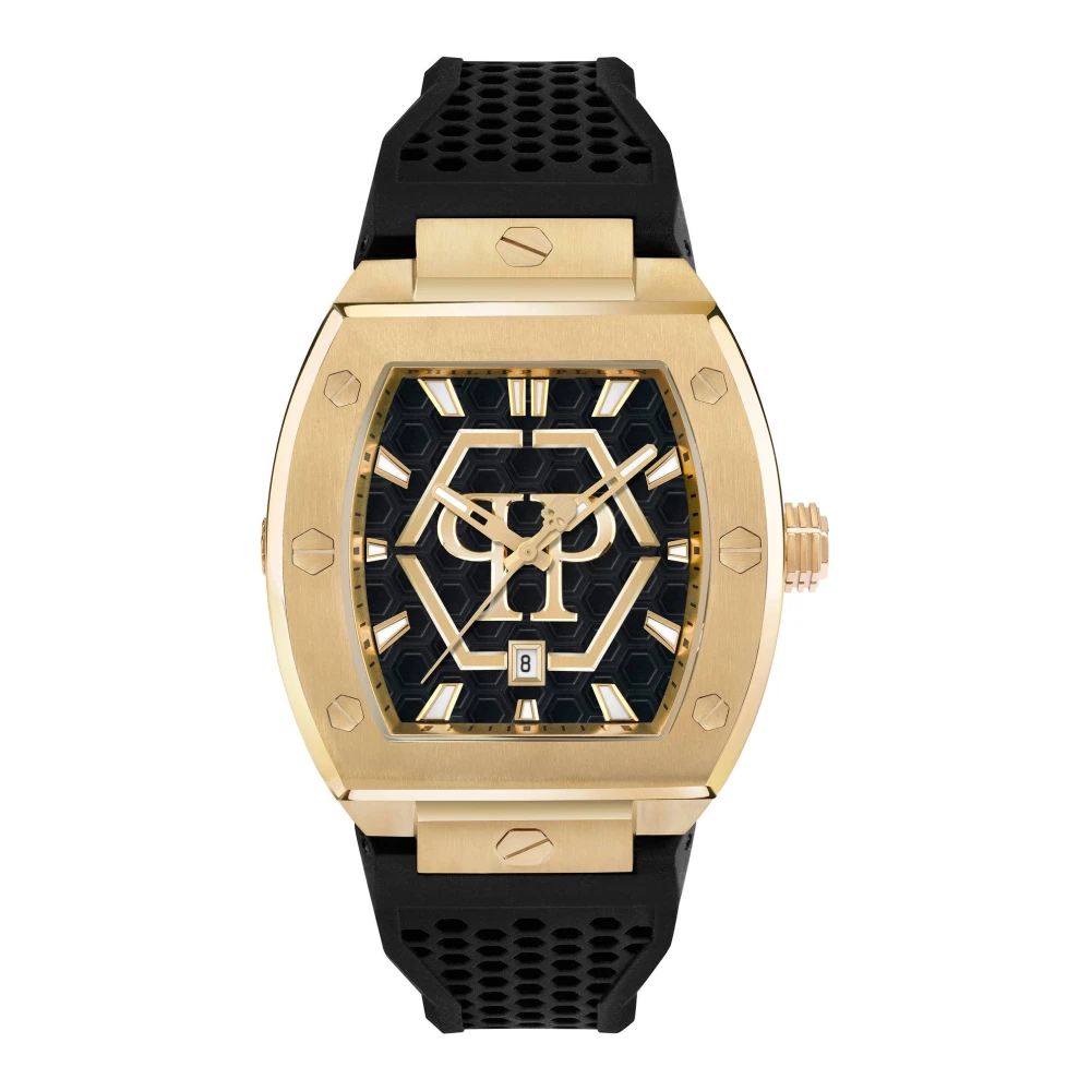Philipp Plein Men's Yellow The Hexagon Phantom Watch