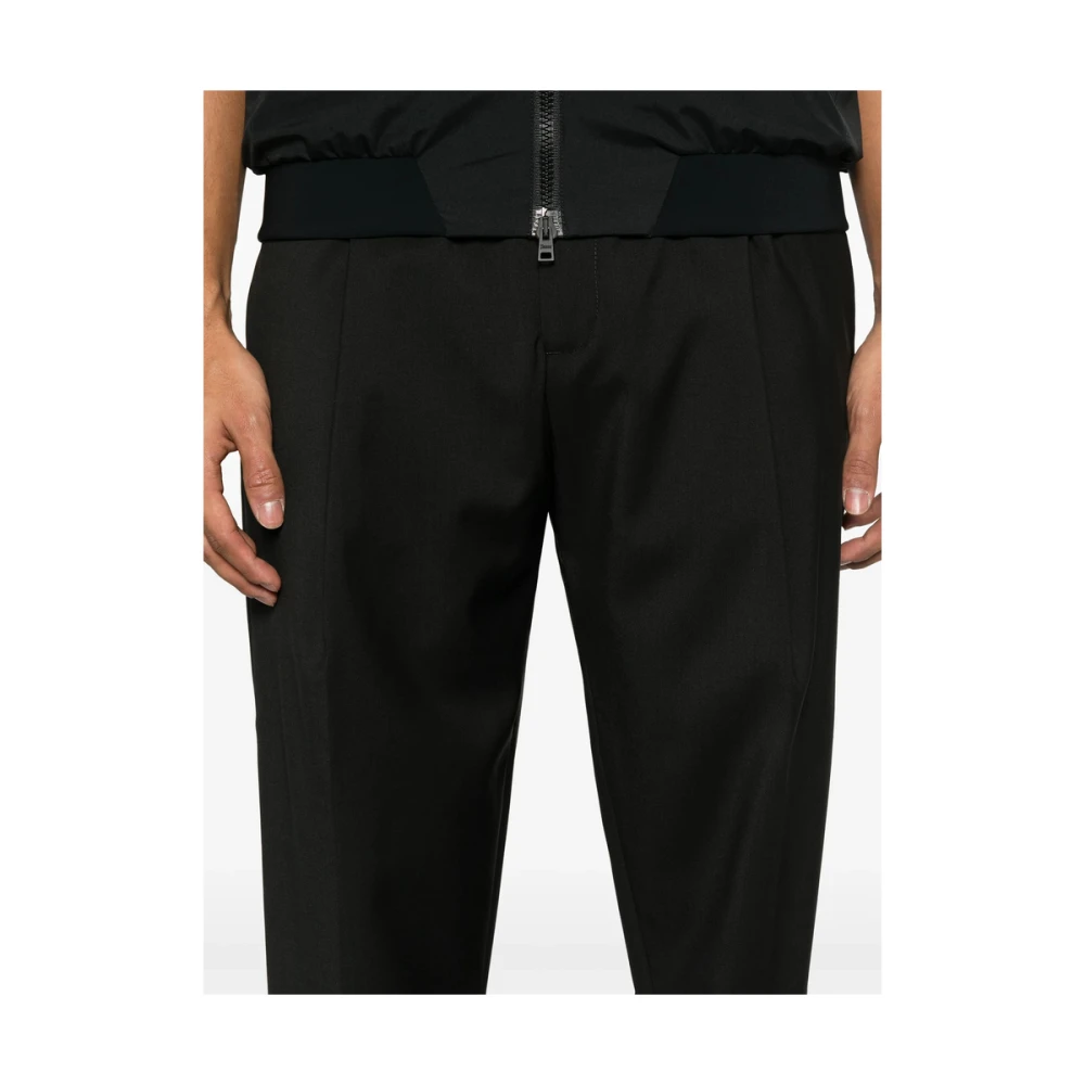 Briglia Zwarte Elastische Taille Shorts Black Heren