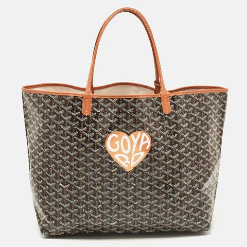 Goyard Vintage Pre-owned Leather totes Brown Dames