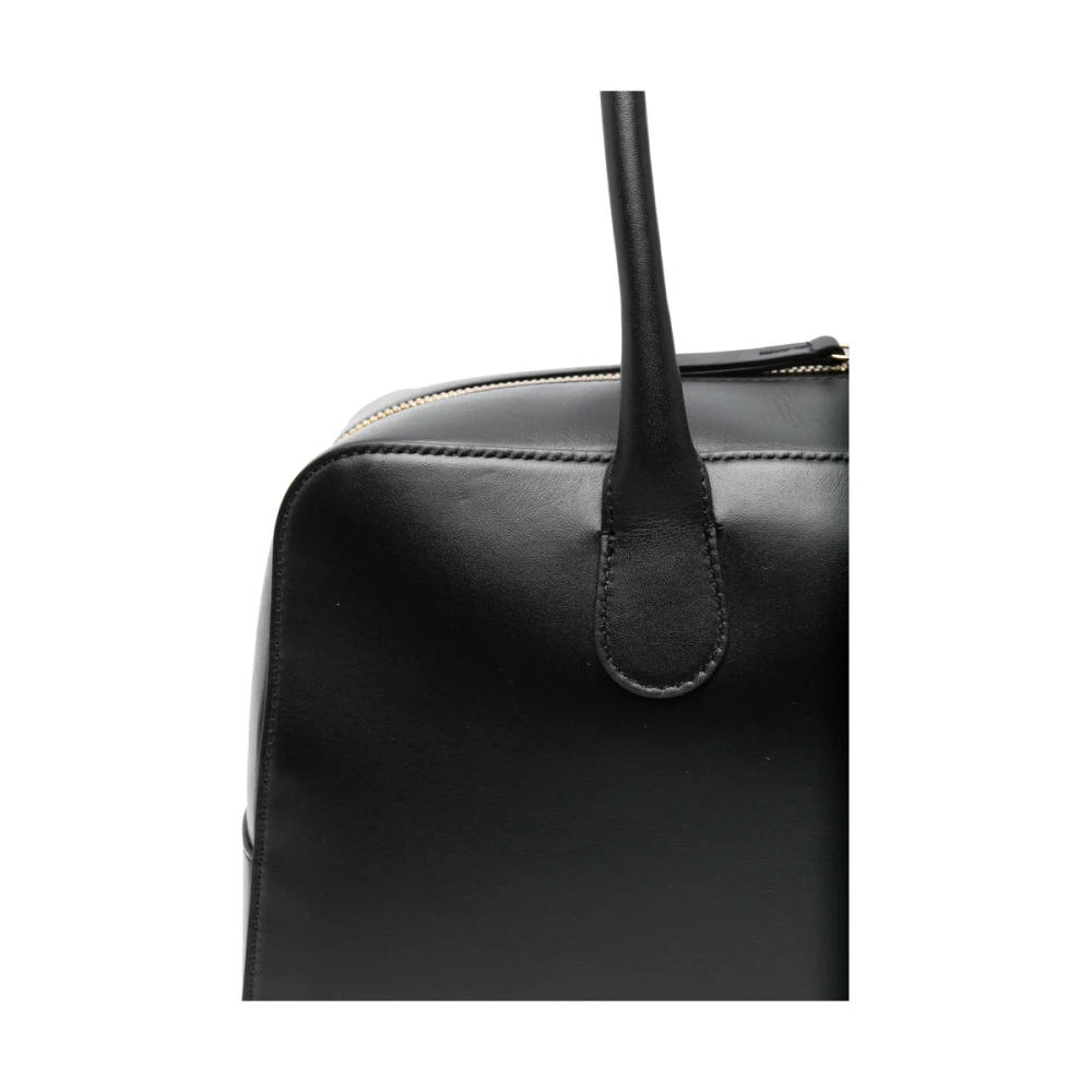 Loulou Studio Zwarte Rits Bovenhandvat Schoudertas Black Dames