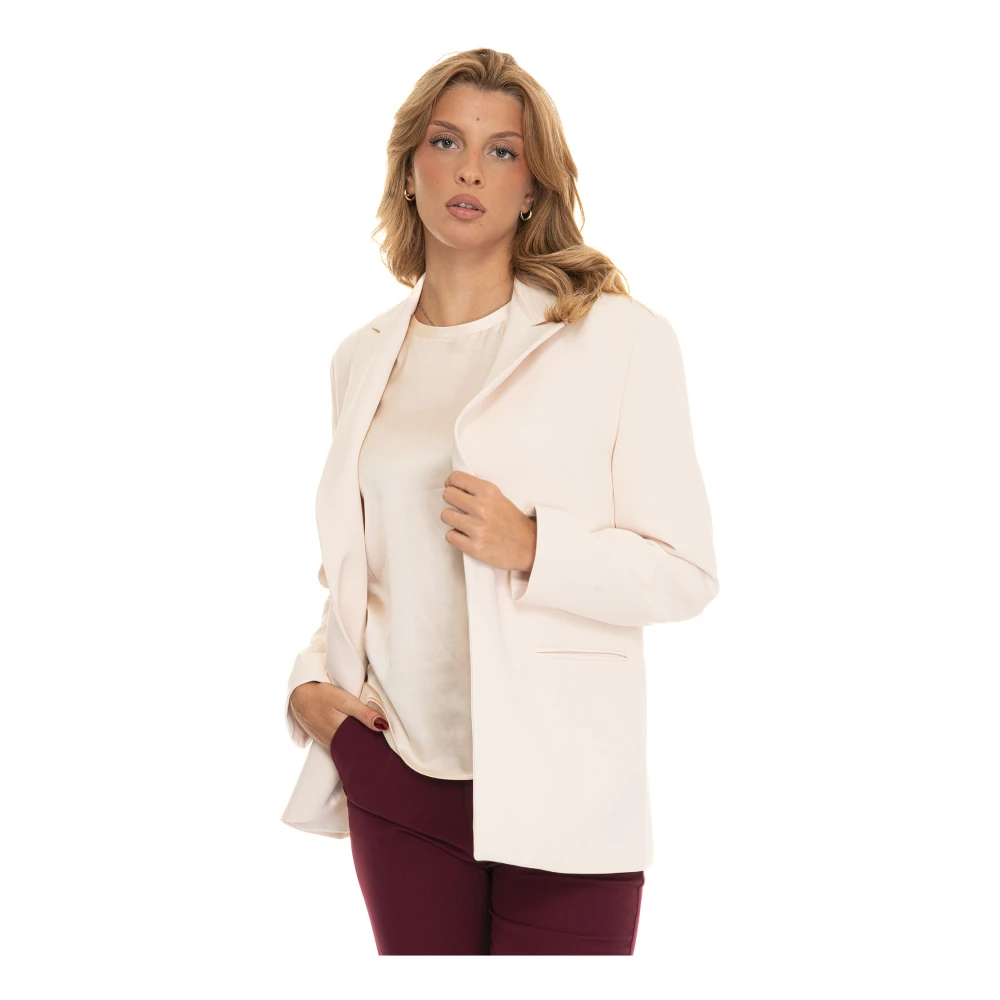 Liu Jo Knooploze Reversjas met Zakken Beige Dames