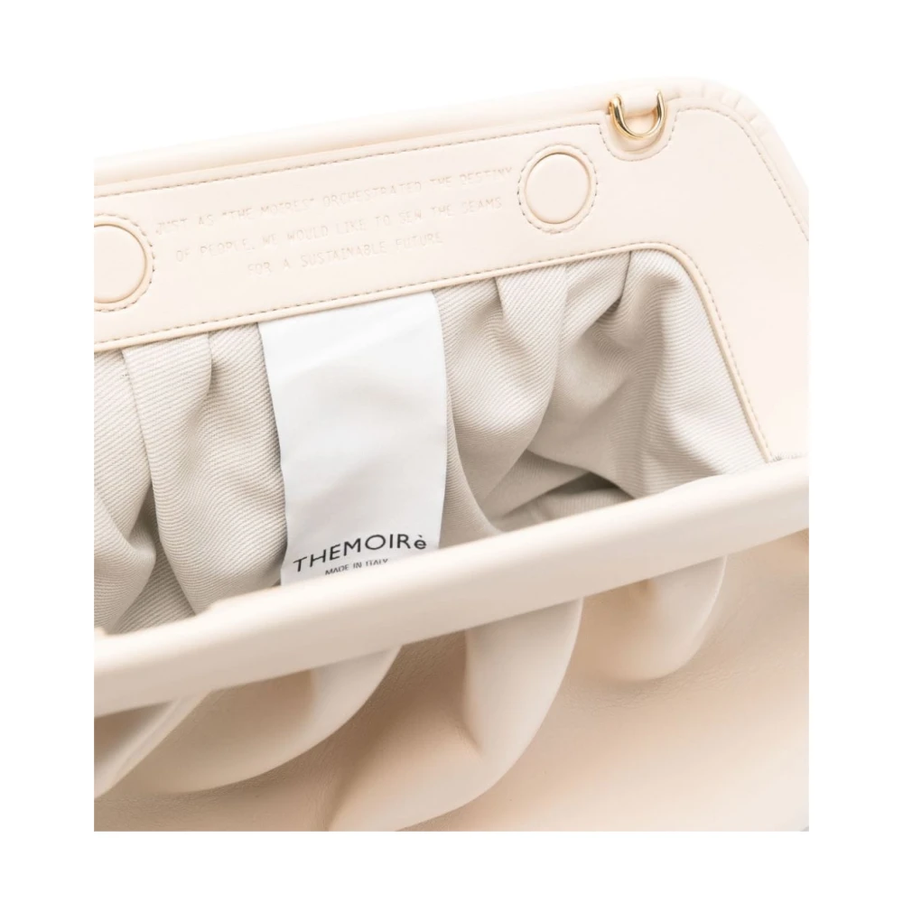 THEMOIRè Vegan clutch tas met magnetische sluiting Beige Dames