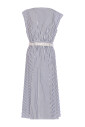 robe-bleue-a-col-en-v-avec-ceinture