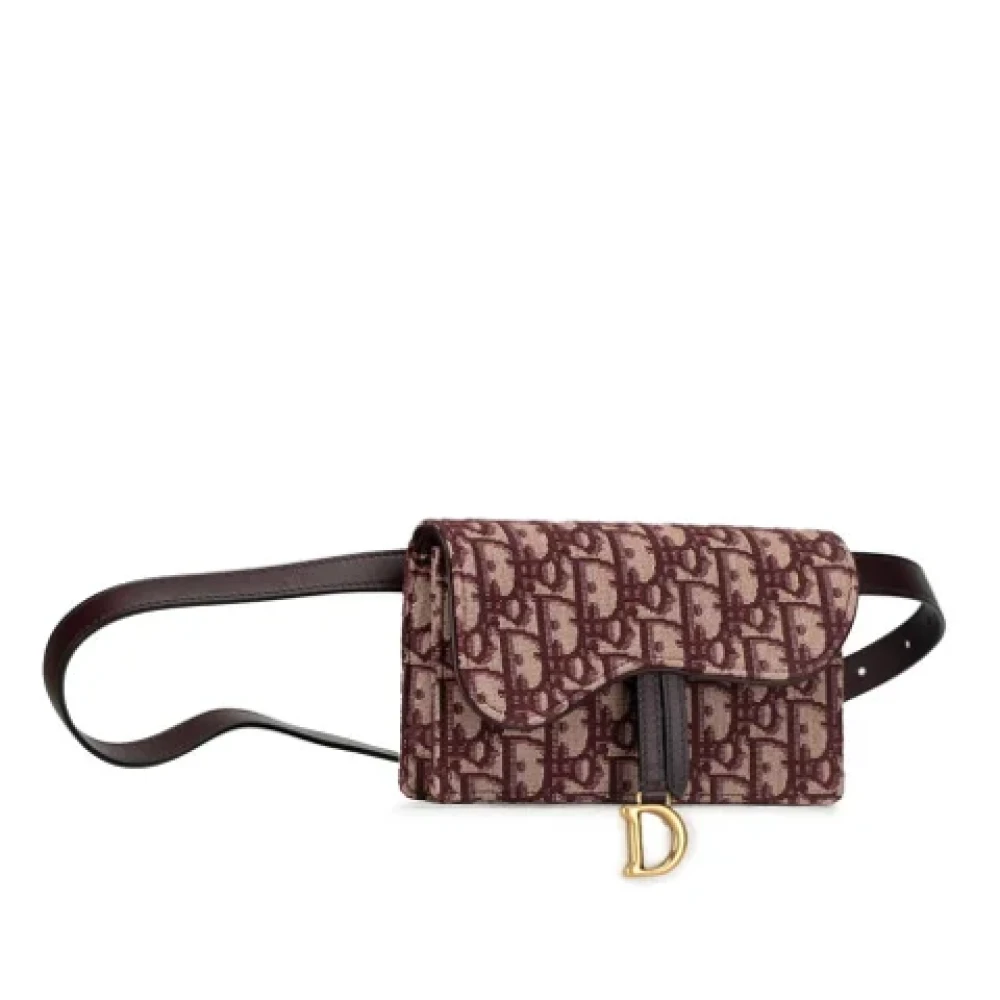 Dior Vintage Pre-owned Fabric dior-bags Brown Dames