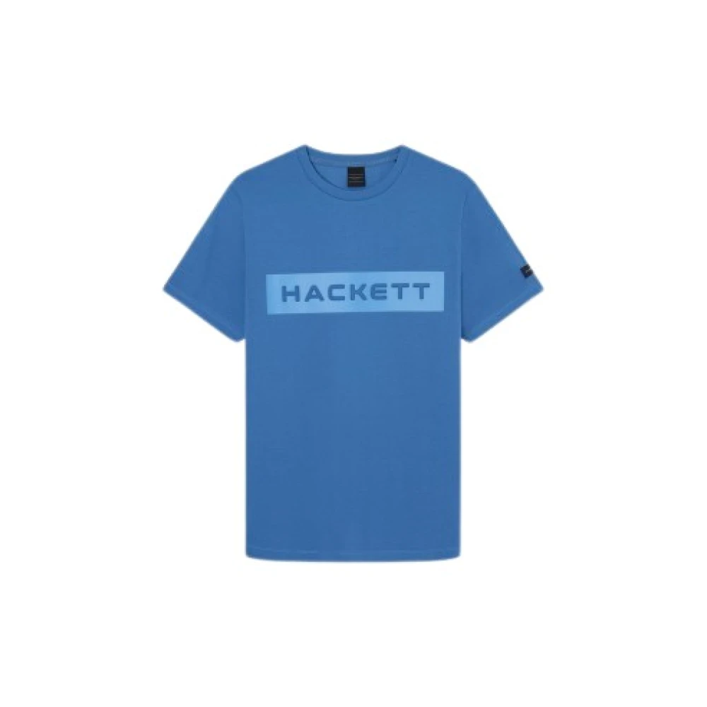 Hackett Heren T-shirt van katoenmix Blue Heren