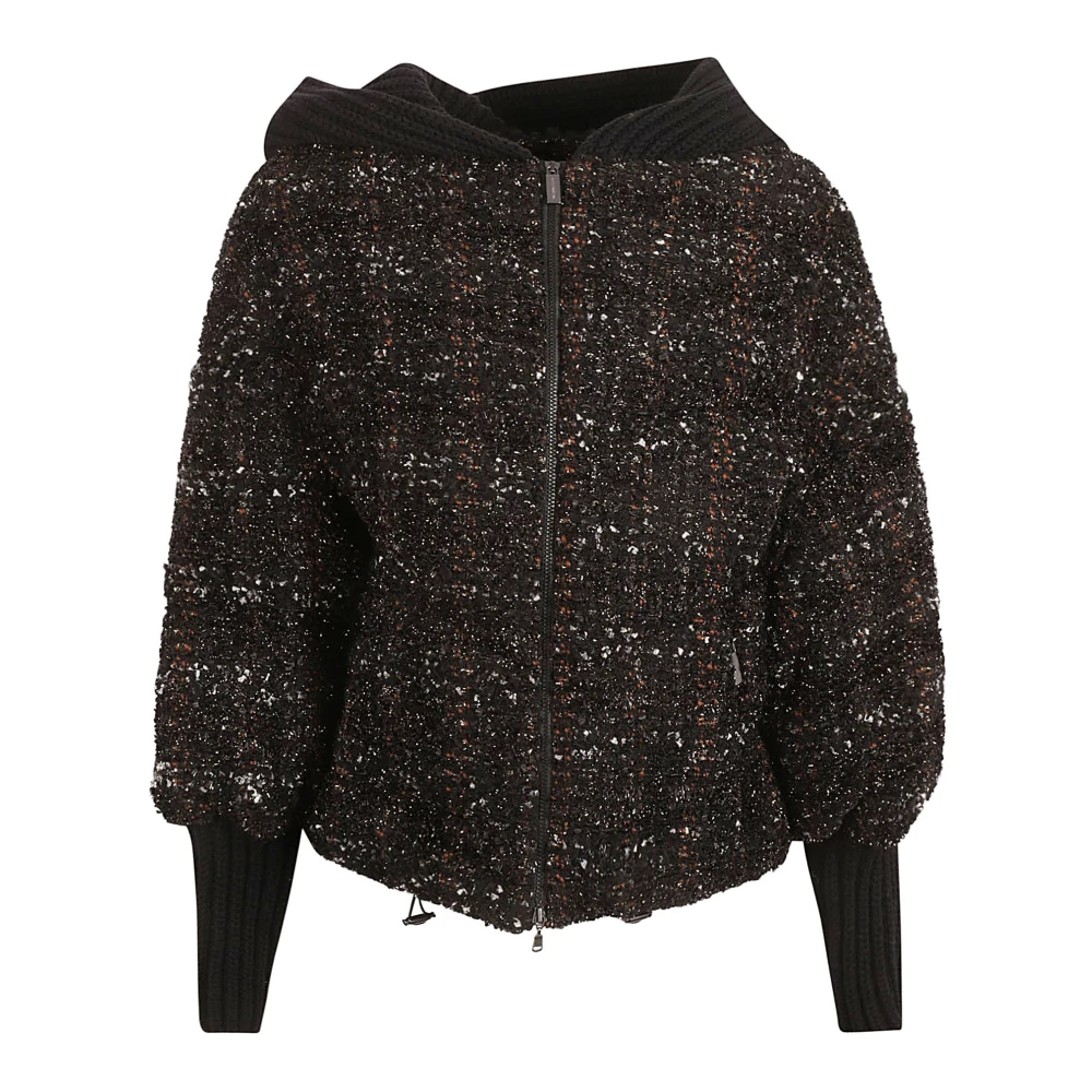 Fabiana Filippi Puffer Jas voor Dames Brown Dames