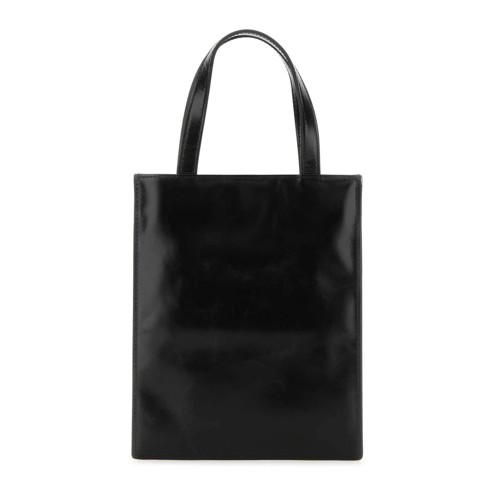 alexander wang Zwarte leren knijphandtas Black Dames