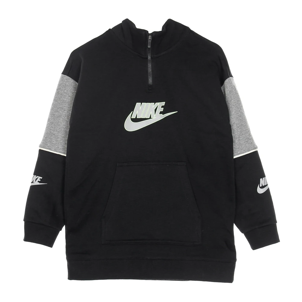 Nike Sporty Halvzippade Tröja Black, Pojke