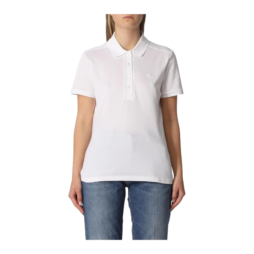 Lacoste Women's White Timeless Polo Shirt
