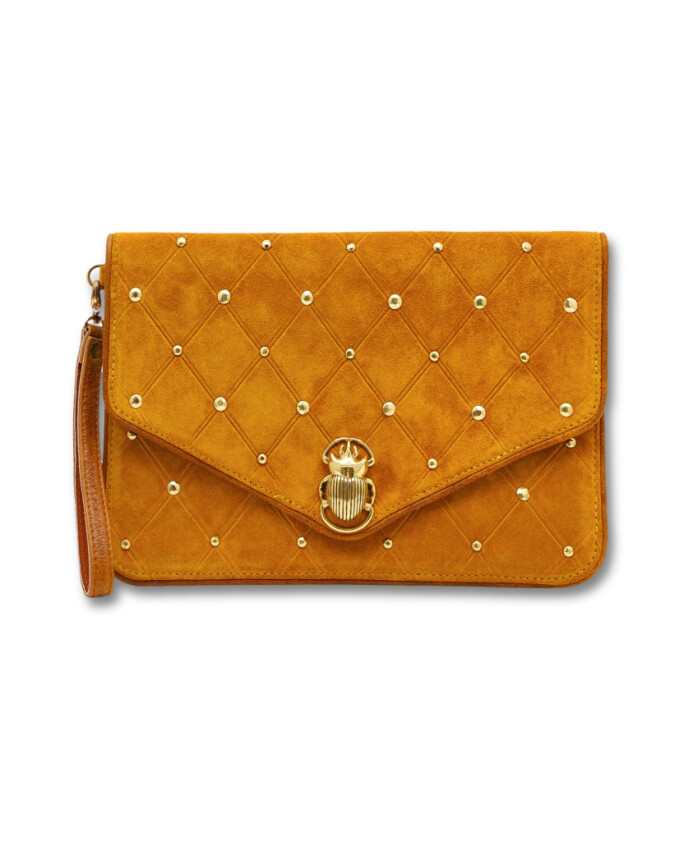 pochette-en-daim-ambre-avec-fermoir-bijou