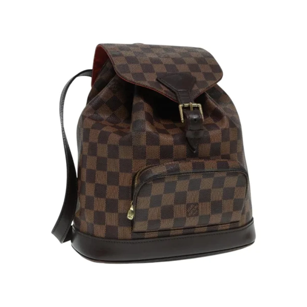 Louis Vuitton Vintage Pre-owned Canvas backpacks Brown Dames