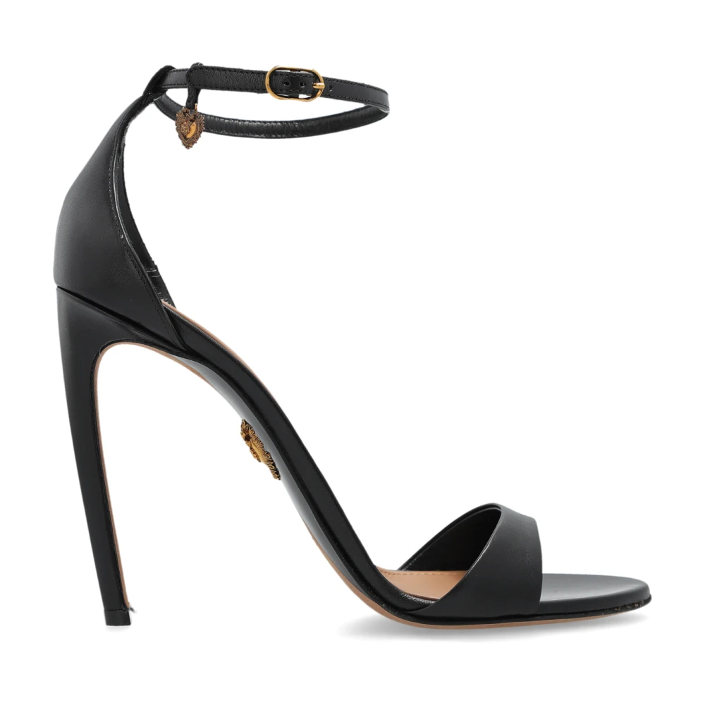 Dolce & Gabbana Women's Black Heeled Sandals - High Heel Sandals - 6 Uk - Shoes
