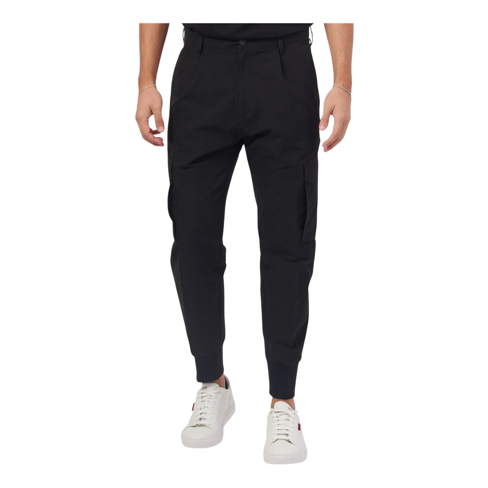 Hugo Boss Cargo Zwarte Broek Black Heren