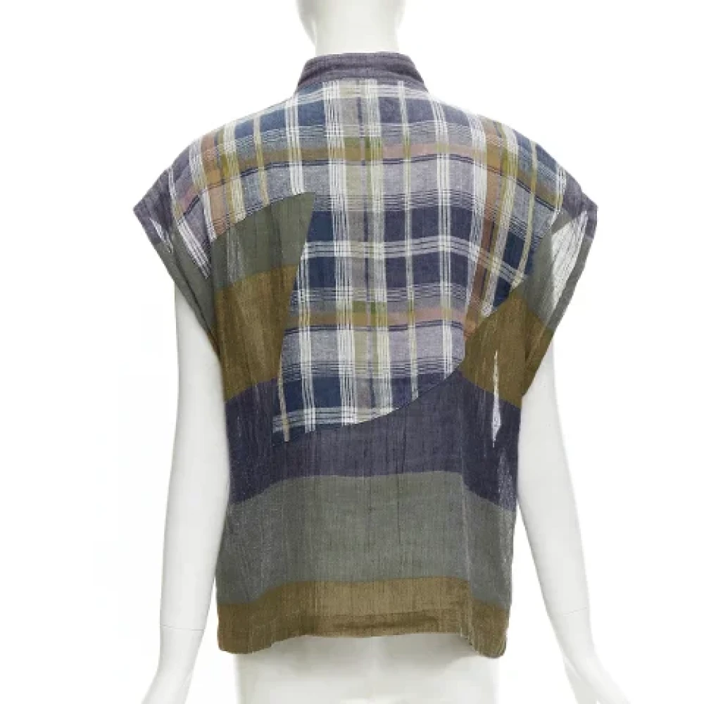 Issey Miyake Pre-owned Fabric tops Blue Dames
