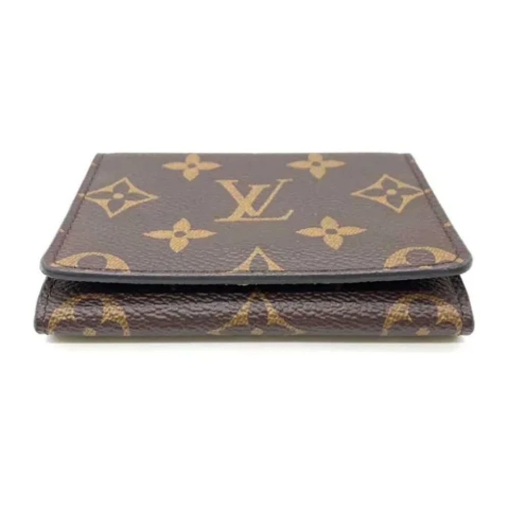 Louis Vuitton Vintage Pre-owned Fabric wallets Brown Heren