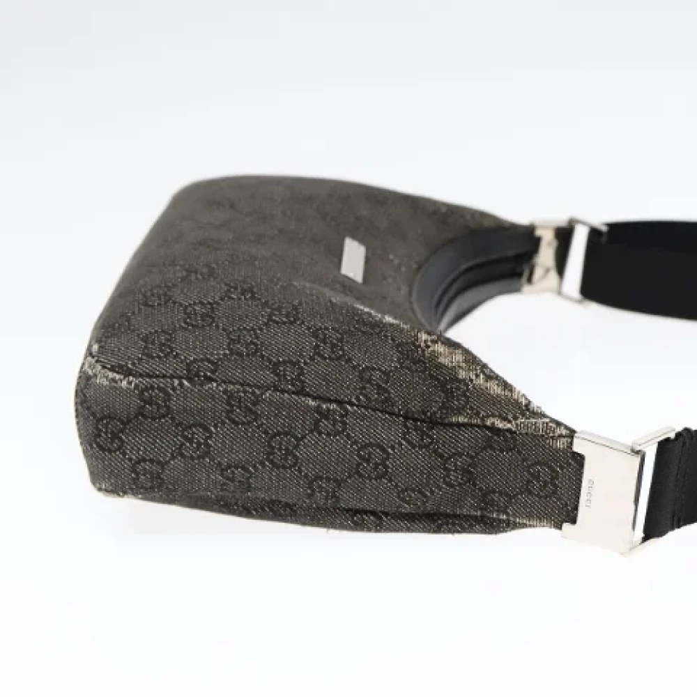 Gucci Vintage Pre-owned Canvas gucci-bags Gray Dames