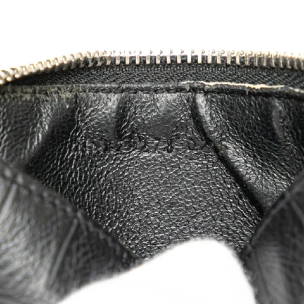 Yves Saint Laurent Vintage Pre-owned Leather wallets Black Dames