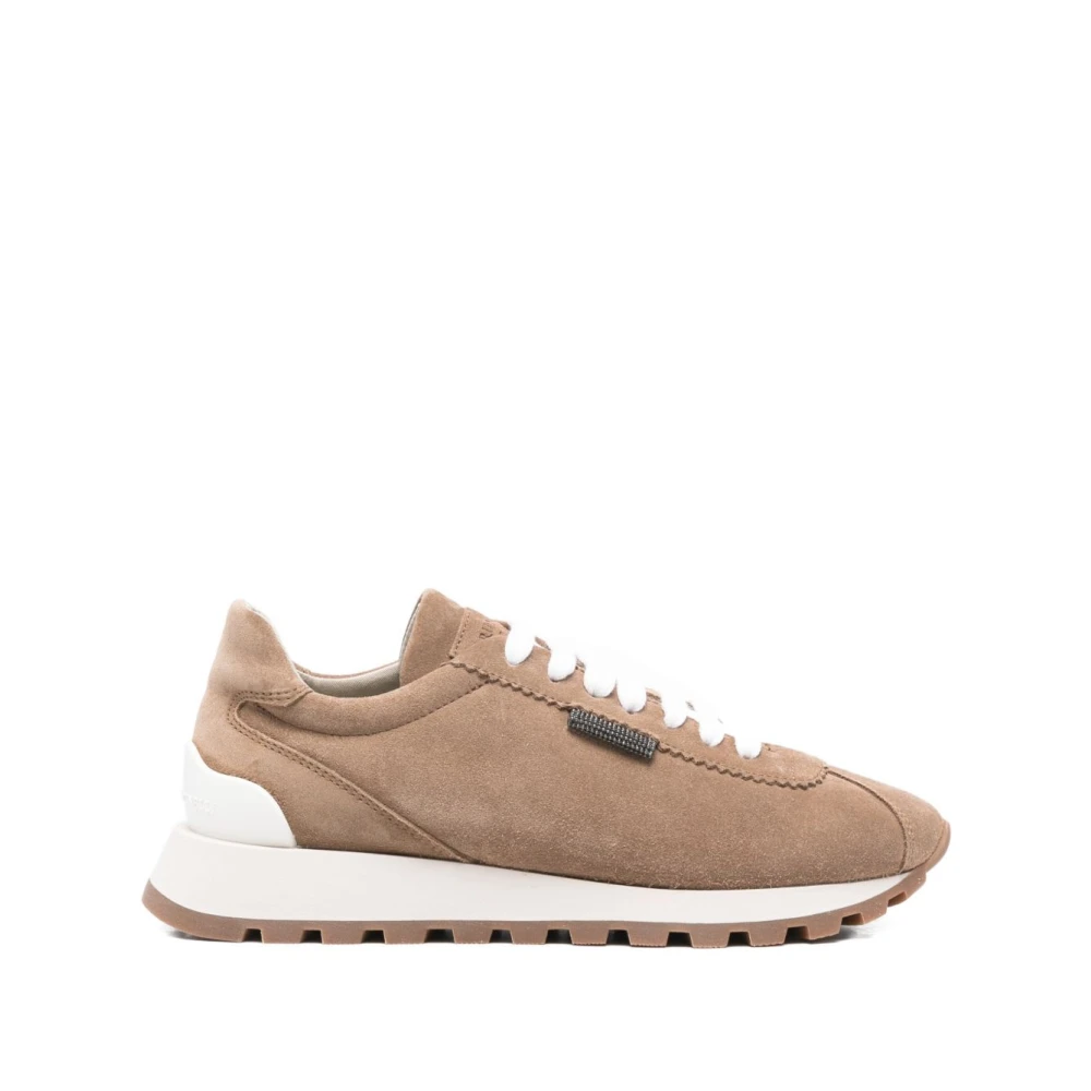 Brunello Cucinelli , Sneakers, Female, Beige, 8 Uk, Sneaker
