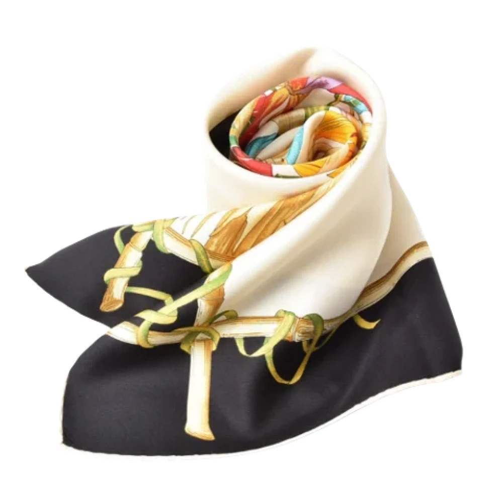 Dior Vintage Pre-owned Canvas scarves Multicolor Dames
