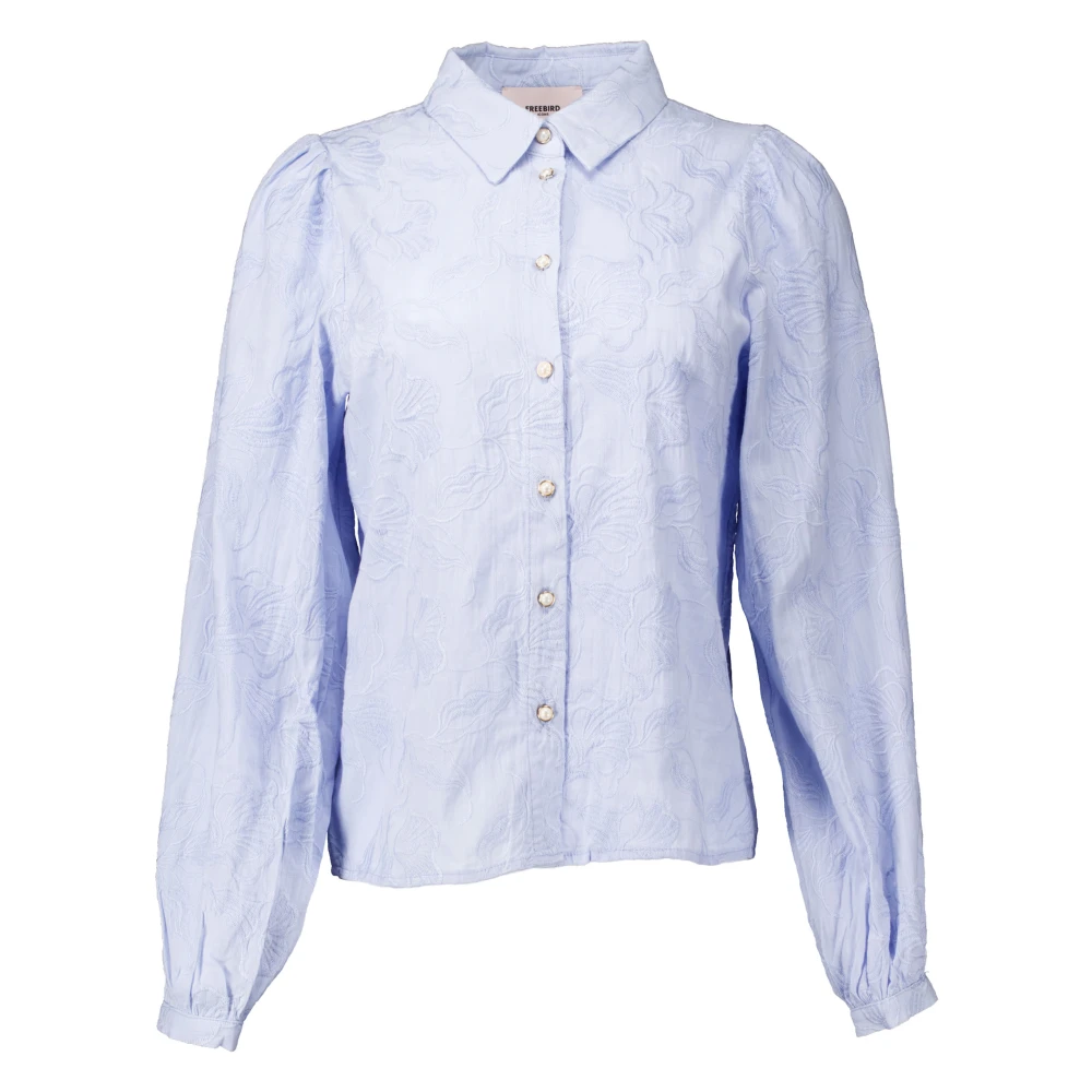 Freebird Lichtblauw Baudine Blouse Blue Dames