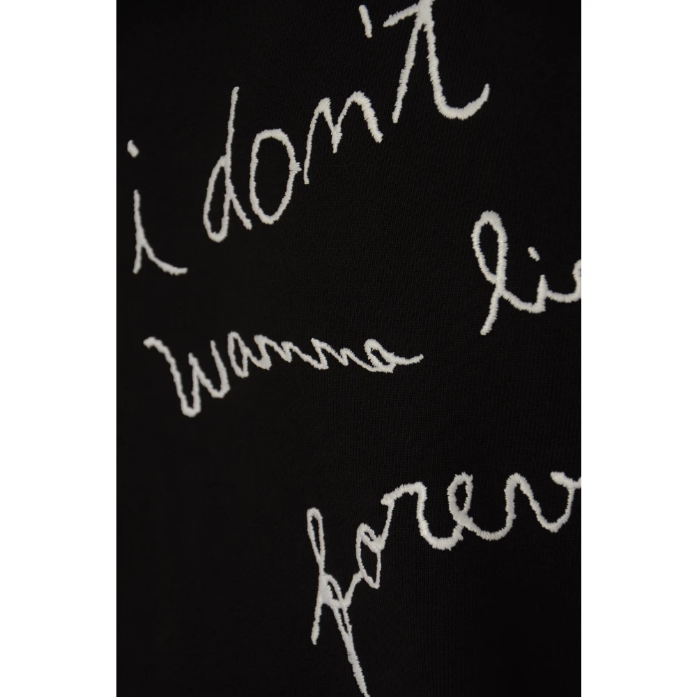 Msgm Zwarte Herentrui Black Heren