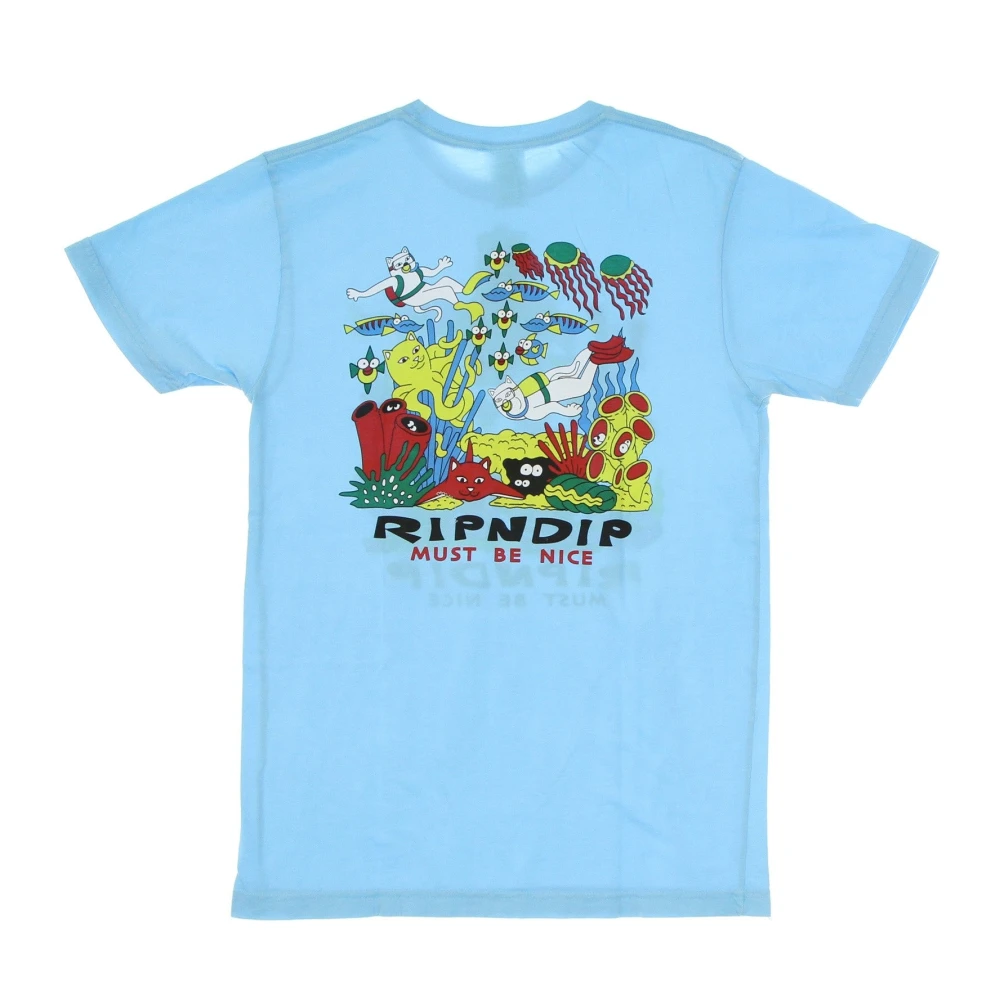 Ripndip Oceaanblauw Heren Tee Korte Mouw Blue Heren