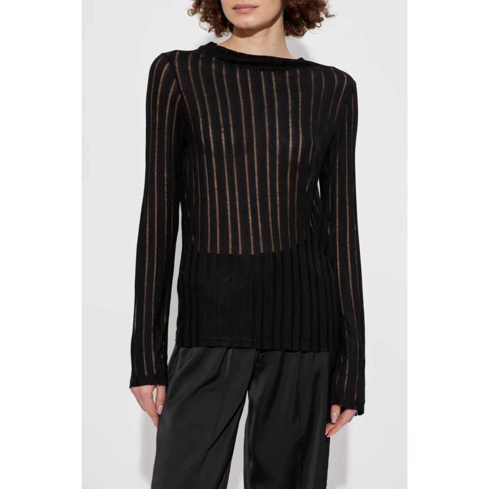 AllSaints Top Aki Black Dames