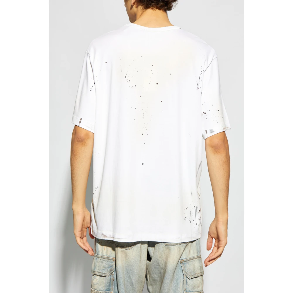 Helmut Lang T-shirt met logotoepassing White Heren