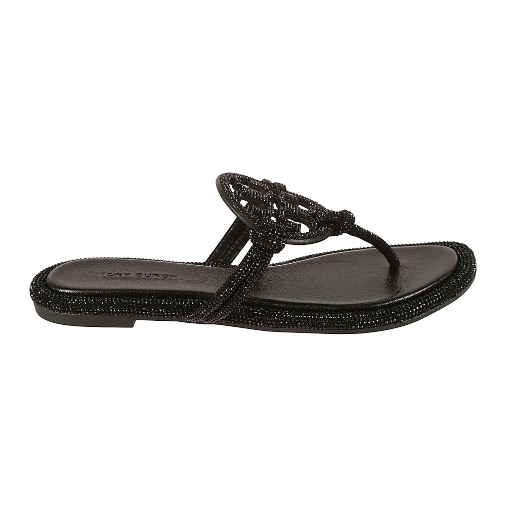 TORY BURCH Knotted Pave Sandalen Black Dames