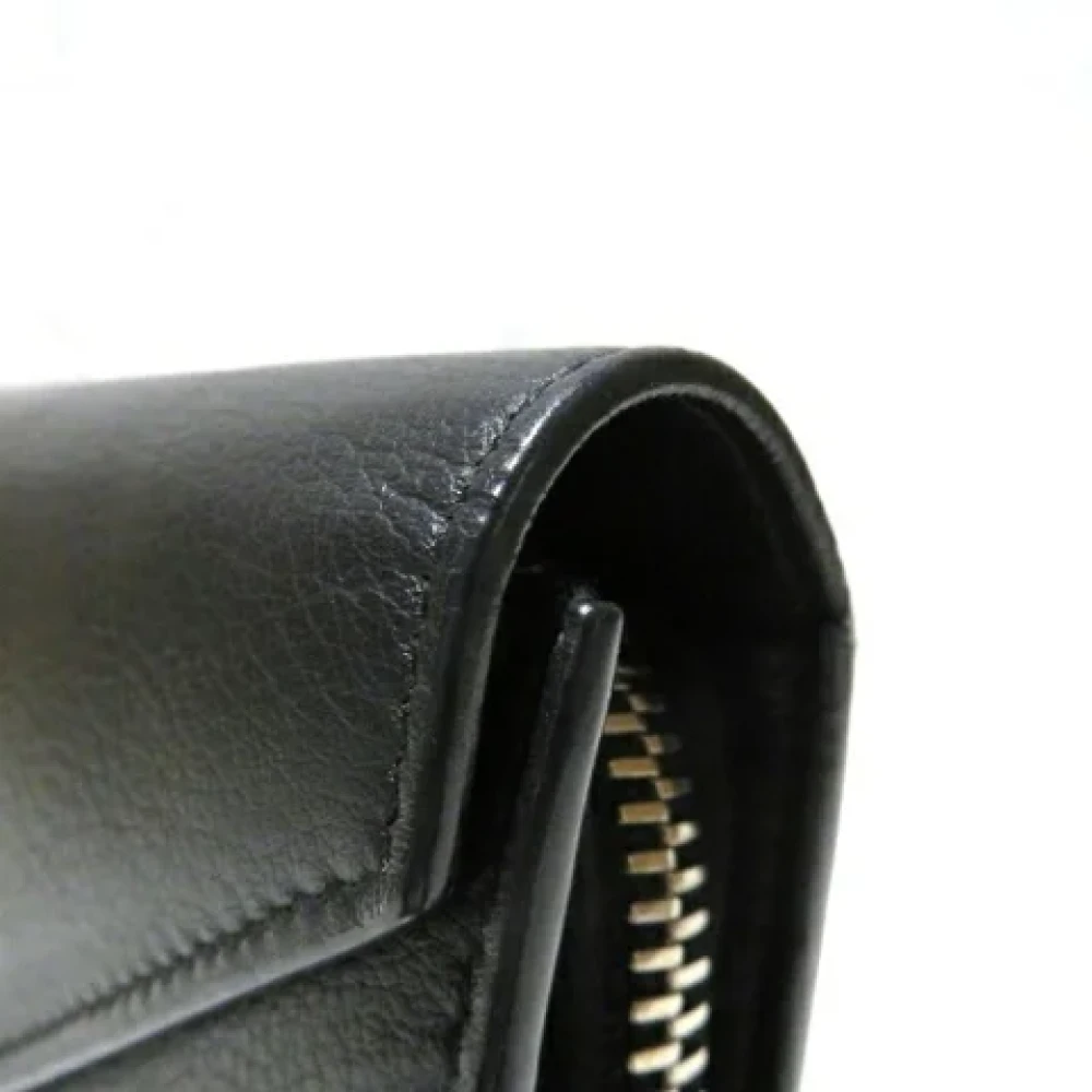 Balenciaga Vintage Pre-owned Leather wallets Black Dames