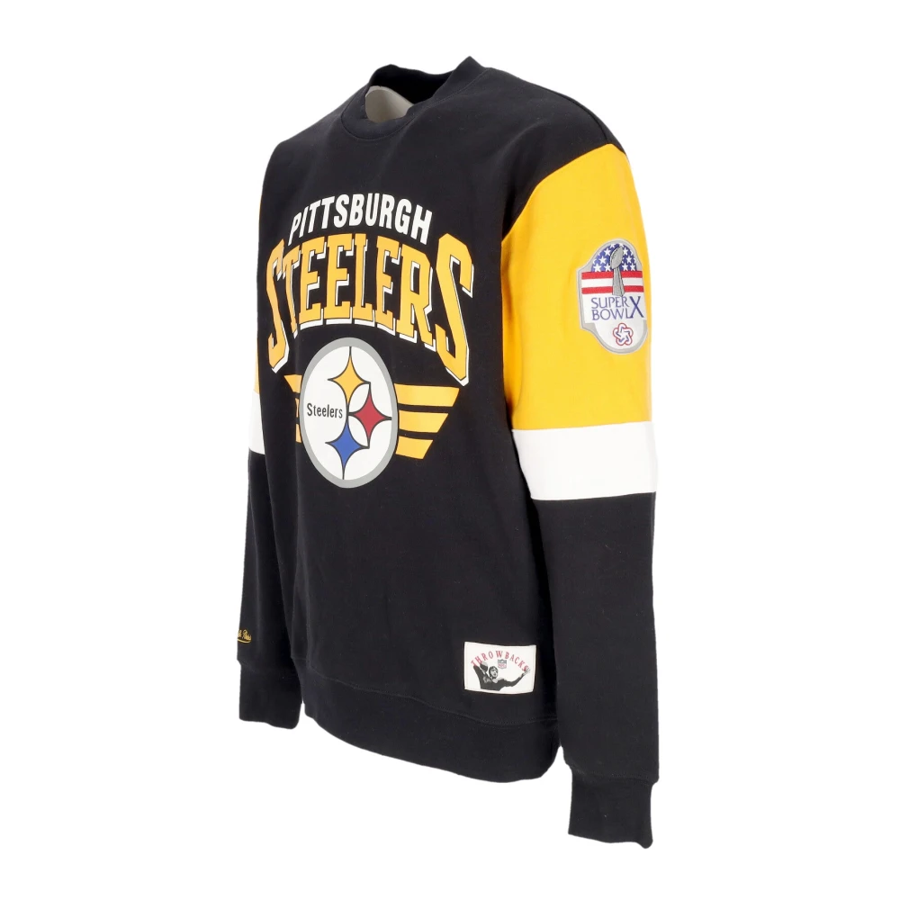 Mitchell & Ness Pittsburgh Steelers Crewneck Sweatshirt Black Heren