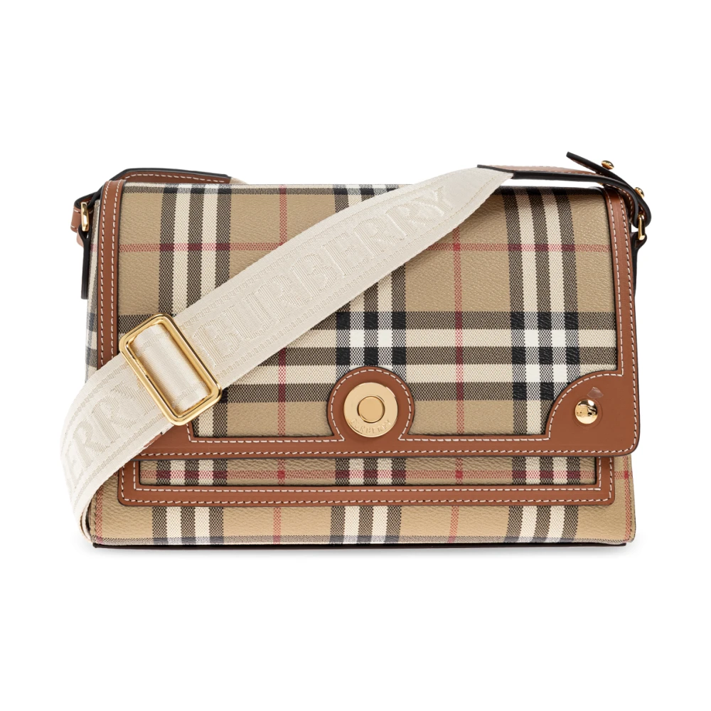 Burberry Kvinno Beige Väskor Dam, One Size, Handväska Note