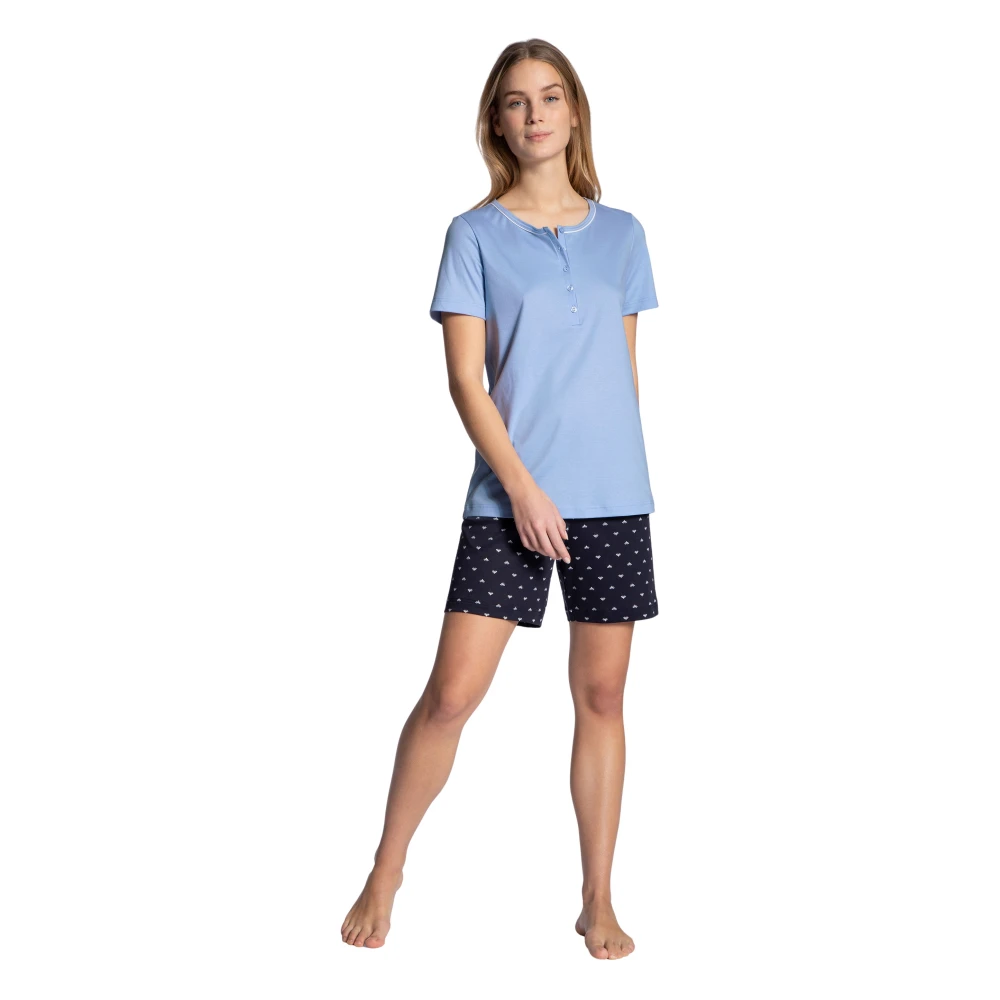 CALIDA Pyjama voor vrouwen voor comfortabele nachten Blue Dames