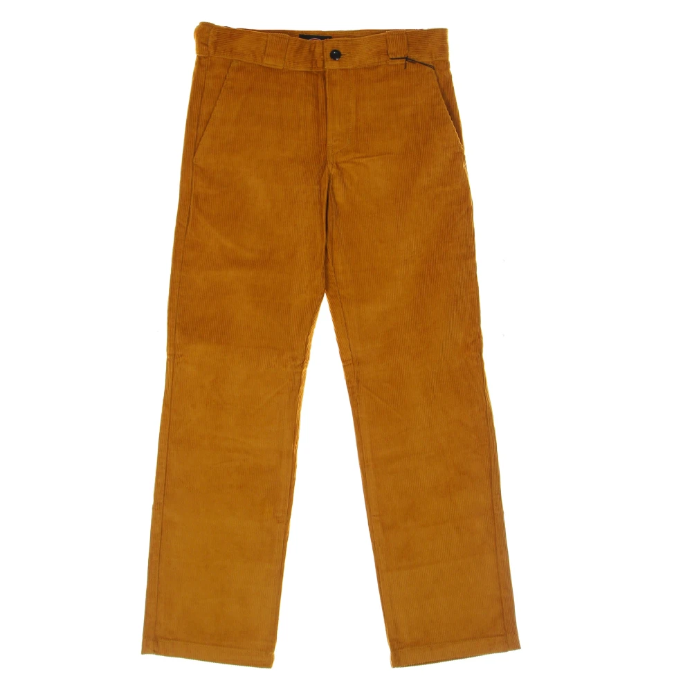 Dickies Fluwelen Lange Broek met Zakken Brown Heren