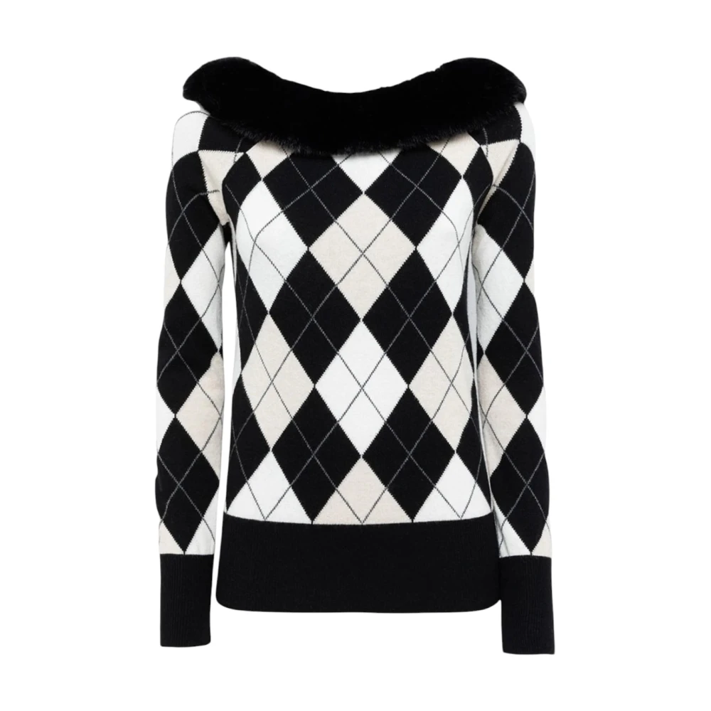 Blugirl Stijlvolle Gebreide Top Black Dames