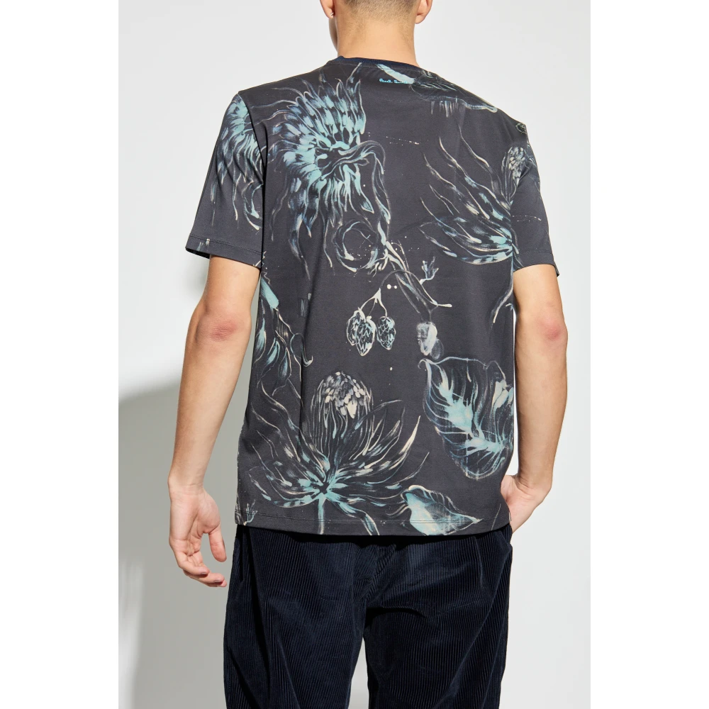 Paul Smith Gestreept T-shirt Blue Heren