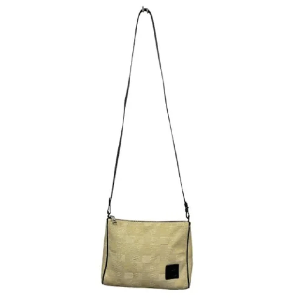 Bally Pre-owned Fabric shoulder-bags Beige Dames