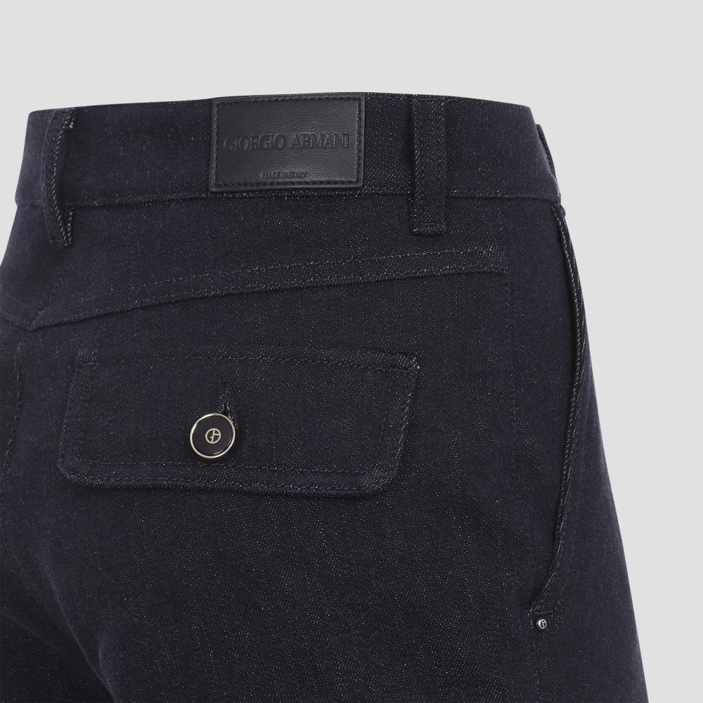 Giorgio Armani Stijlvolle Grijze Broek Blue Dames