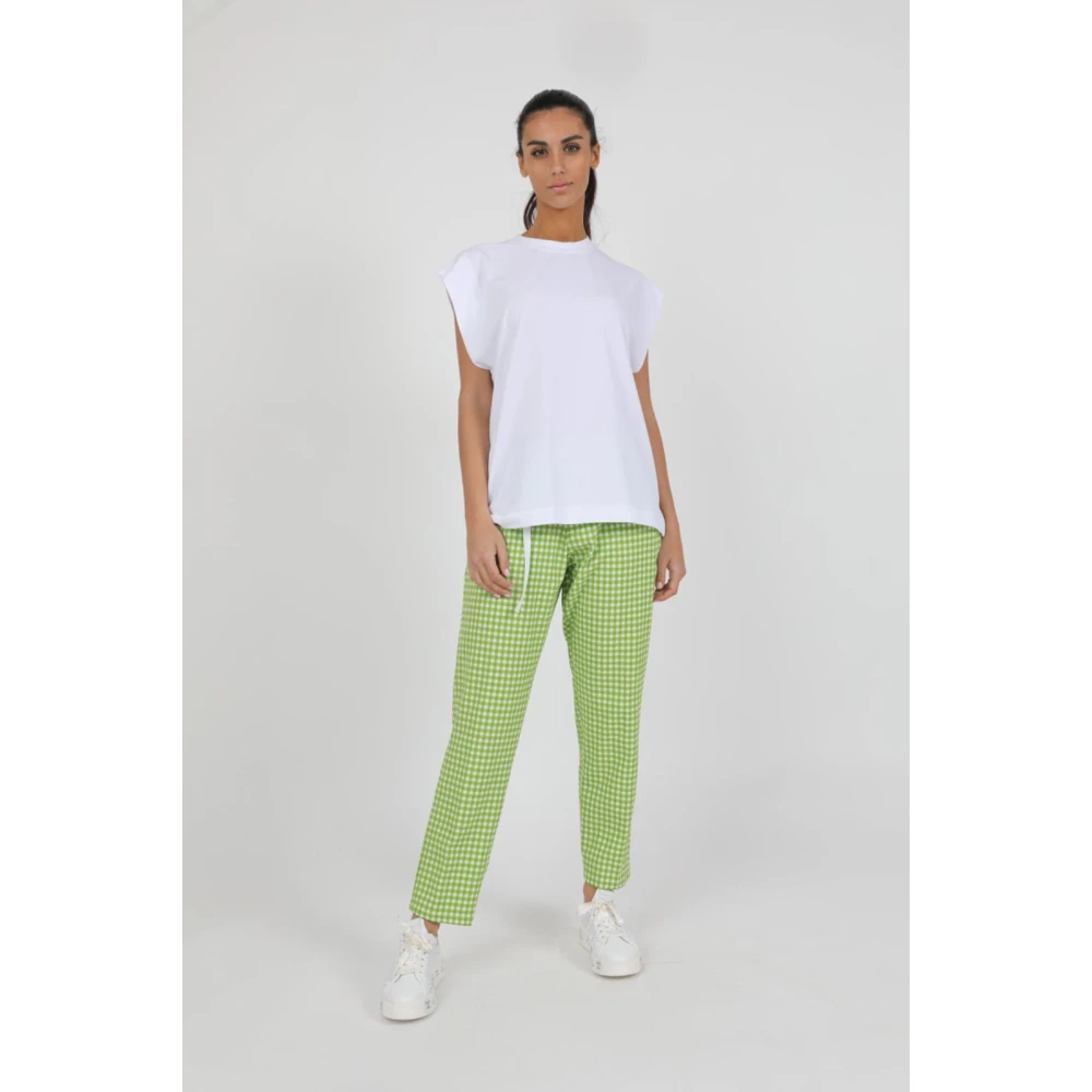 White Sand Stijlvolle Broek Green Dames