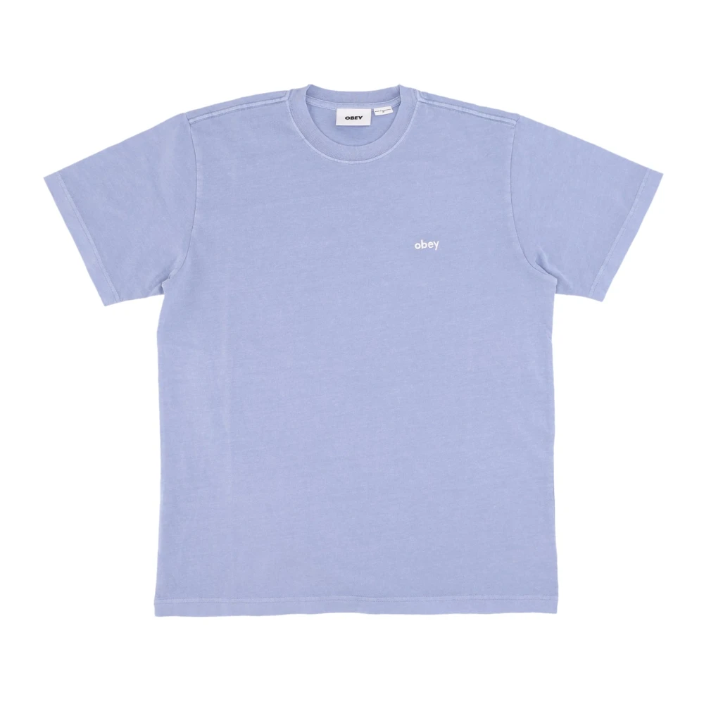 Obey Pigment Tee Hydrangea Heren T-shirt Blue Heren